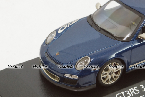 Porsche 911 (997 II) GT3 RS 3.8 blue, 403069114,  Minichamps 1:43