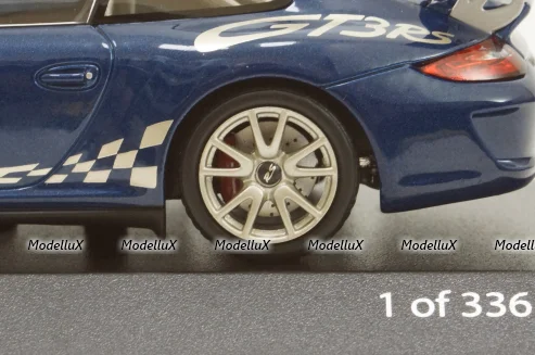 Porsche 911 (997 II) GT3 RS 3.8 blue, 403069114,  Minichamps 1:43