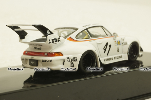 Porsche RWB 993 LBWK, white/decor, MOC322, IXO 1:43