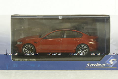 BMW 5-Series M5 (F90) V8 Biturbo 2021, Red, 4312702, Solido 1:43
