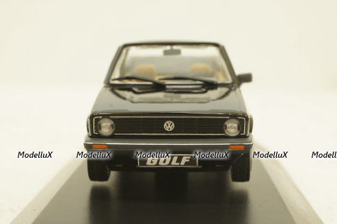 Volkwagen Golf I Cabrio (1979-1993), black, AM004VW, IXO 1:43