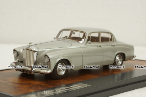 Bentley S2 Continental Sports Saloon Hooper silver 1959, MX40201-141, Matrix 1:43