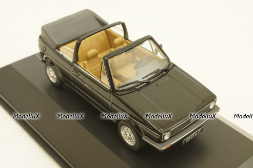 Volkwagen Golf I Cabrio (1979-1993), black, AM004VW, IXO 1:43