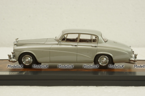 Bentley S2 Continental Sports Saloon Hooper silver 1959, MX40201-141, Matrix 1:43