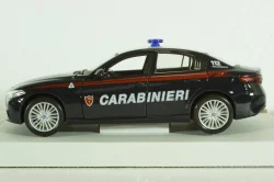 Alfa Romeo, Guilia Carabinieri, 2015, blue white, Burago 1:24