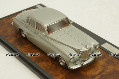 Bentley S2 Continental Sports Saloon Hooper silver 1959, MX40201-141, Matrix 1:43