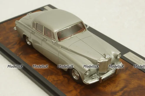 Bentley S2 Continental Sports Saloon Hooper silver 1959, MX40201-141, Matrix 1:43