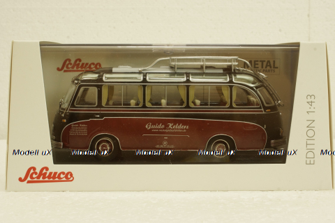 Setra S6 brown/red, 450284300, Schuco 1:43