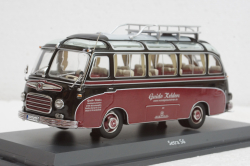 Setra S6 brown/red, 450284300, Schuco 1:43