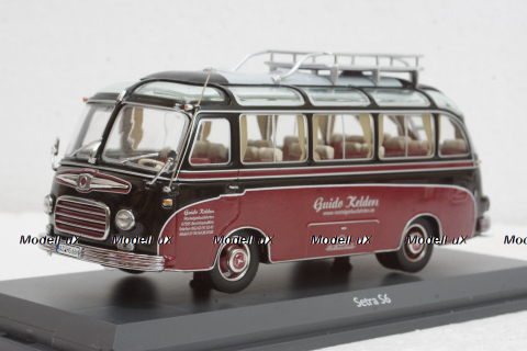 Setra S6 brown/red, 450284300, Schuco 1:43