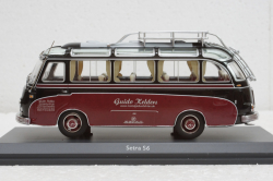 Setra S6 brown/red, 450284300, Schuco 1:43