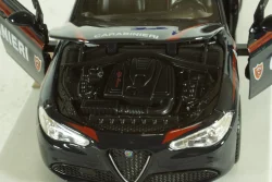 Alfa Romeo, Guilia Carabinieri, 2015, blue white, Burago 1:24