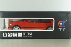 BMW M3 (E30), red, 24982, CHE ZHI 1:24