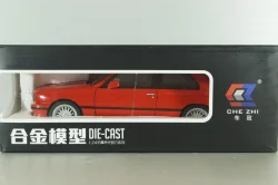 BMW M3 (E30), red, 24982, CHE ZHI 1:24
