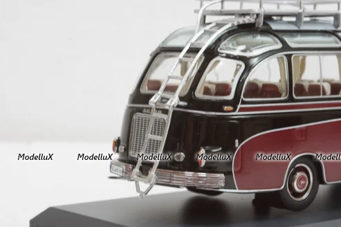 Setra S6 brown/red, 450284300, Schuco 1:43