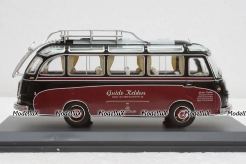 Setra S6 brown/red, 450284300, Schuco 1:43