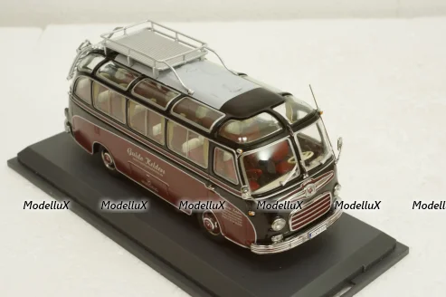 Setra S6 brown/red, 450284300, Schuco 1:43