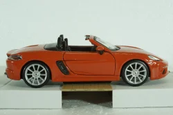 Porsche Boxster 718 (982) Spider 2016, orange, BU21087OR, Burago 1:24