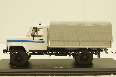 Газ-3308 4х4, милиция, SSM1154, SSM 1:43