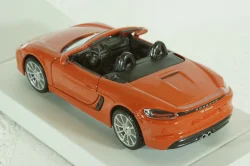 Porsche Boxster 718 (982) Spider 2016, orange, BU21087OR, Burago 1:24
