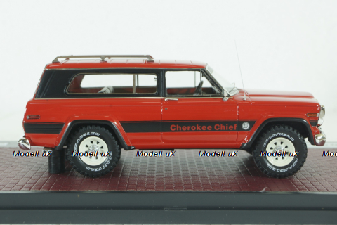 Jeep Cherokee Chief red 1980, MX21004-011, Matrix 1:43