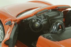Porsche Boxster 718 (982) Spider 2016, orange, BU21087OR, Burago 1:24