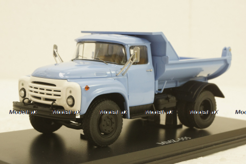 Зил-ММЗ-555, самосвал, поздняя облицовка радиатора, SSM1040, SSM 1:43