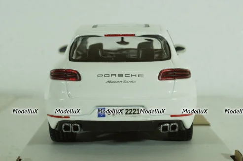 Porsche Macan 2013, white, BU21077W, Burago 1:24