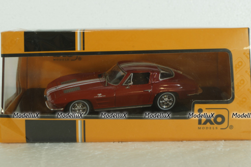 Chevrolet Corvette Stingray 1963, red/white,  CLC479, IXO 1:43