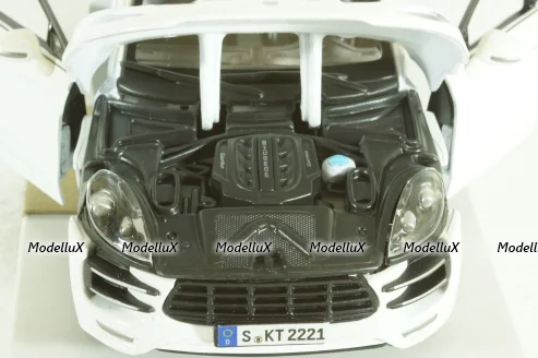Porsche Macan 2013, white, BU21077W, Burago 1:24
