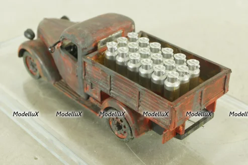 Fiat 1100 ELR 1954, red, Altaya 1:43