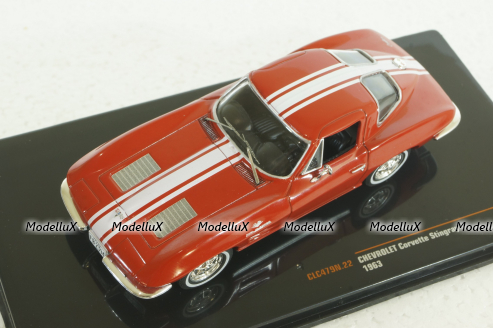 Chevrolet Corvette Stingray 1963, red/white,  CLC479, IXO 1:43