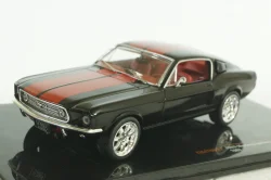Ford Mustang Fastback 1967, black/red, CLC478, IXO 1:43