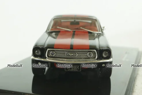 Ford Mustang Fastback 1967, black/red, CLC478, IXO 1:43