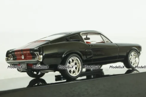 Ford Mustang Fastback 1967, black/red, CLC478, IXO 1:43