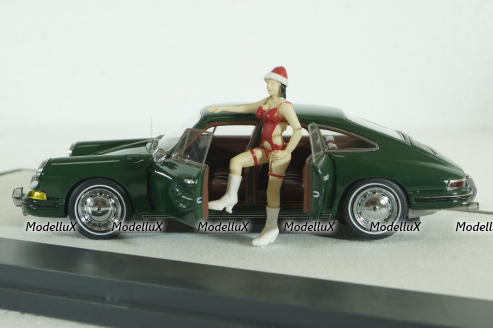 Porsche 911 Troutman & Barnes 4 doors 1967, green, edition Merry X-mas, MX41607-023, Matrix 1:43