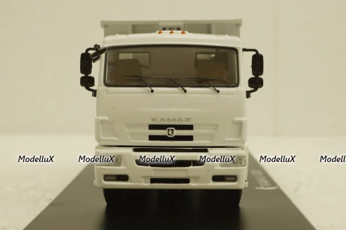 Камаз-6520, белый, самосвал 3-х осный, SSM1250, SSM 1:43