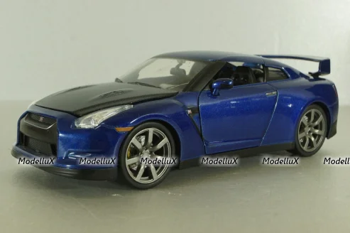 Nissan GT-R (R35) Fast and Furious, blue, 97036, Jada 1:24