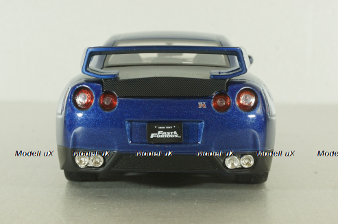 Nissan GT-R (R35) Fast and Furious, blue, 97036, Jada 1:24