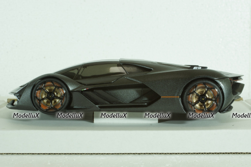 Lamborghini Terzo Millenio 2020, carbon, grey, BU21094Z, Burago 1:24