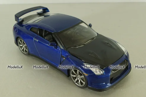 Nissan GT-R (R35) Fast and Furious, blue, 97036, Jada 1:24