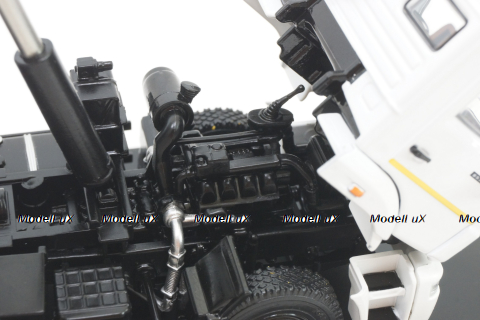 Камаз-6520, белый, самосвал 3-х осный, SSM1250, SSM 1:43