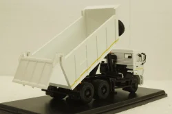 Камаз-6520, белый, самосвал 3-х осный, SSM1250, SSM 1:43