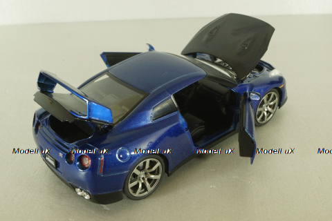 Nissan GT-R (R35) Fast and Furious, blue, 97036, Jada 1:24