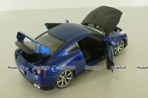 Nissan GT-R (R35) Fast and Furious, blue, 97036, Jada 1:24