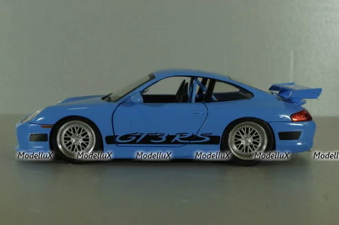 Porsche 911 (996) GT3 RS blue, Fast and Furious 5 (2011), 33667, Jada 1:24