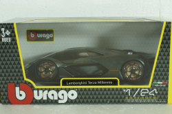 Lamborghini Terzo Millenio 2020, carbon, grey, BU21094Z, Burago 1:24