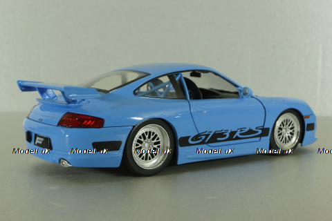 Porsche 911 (996) GT3 RS blue, Fast and Furious 5 (2011), 33667, Jada 1:24