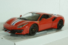 Ferrari 488 Pista 2018, red, BU26026R, Burago 1:24