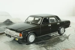 Газ-3102 Волга, черная,  Автолегенды СССР №35 1:43 с журналом! (ДЕФЕКТ)